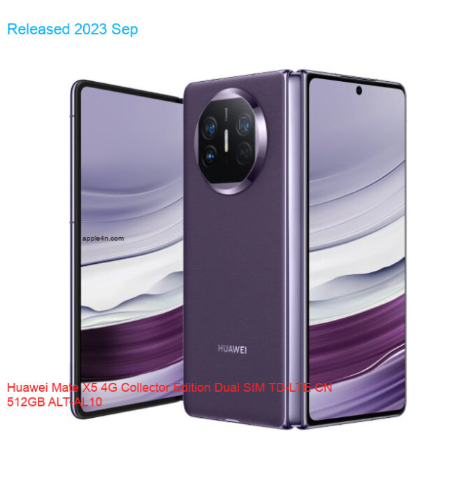 Huawei Mate X5 4G Collector Edition Dual SIM TD-LTE CN 512GB ALT-AL10