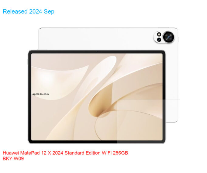 Huawei MatePad 12 X 2024 Standard Edition WiFi 256GB BKY-W09