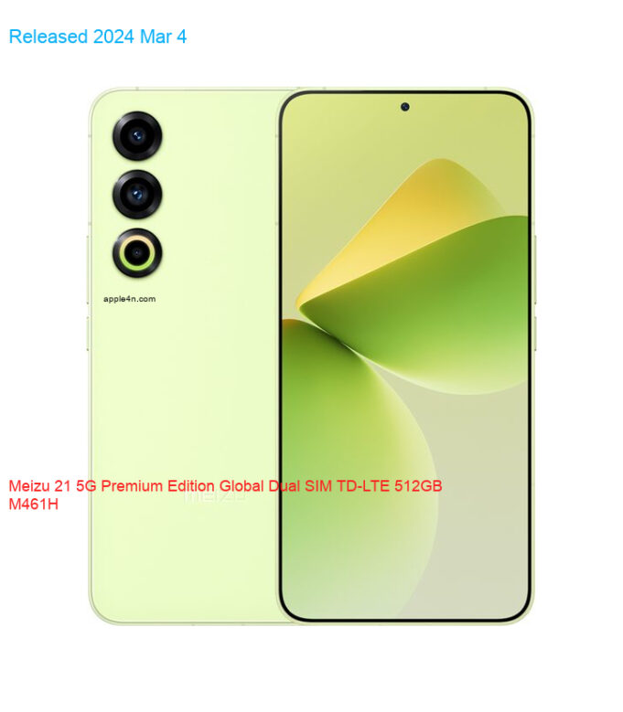 Meizu 21 5G Premium Edition Global Dual SIM TD-LTE 512GB M461H