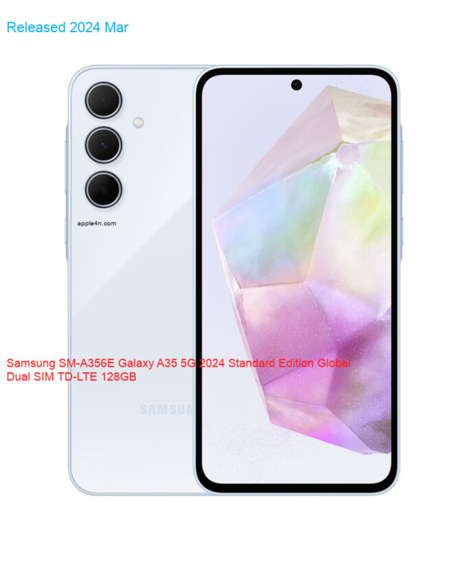 Samsung SM-A356E Galaxy A35 5G 2024 Standard Edition Global Dual SIM TD-LTE 128GB
