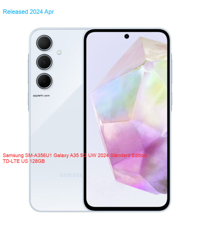 Samsung SM-A356U1 Galaxy A35 5G UW 2024 Standard Edition TD-LTE US 128GB