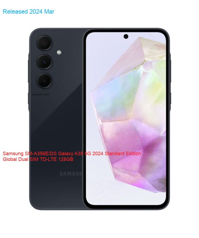 Samsung SM-A356E/DS Galaxy A35 5G 2024 Standard Edition Global Dual SIM TD-LTE 128GB