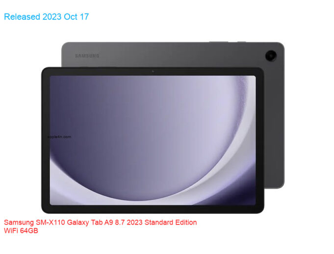 Samsung SM-X110 Galaxy Tab A9 8.7 2023 Standard Edition WiFi 64GB