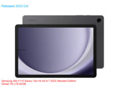 Samsung SM-X115 Galaxy Tab A9 4G 8.7 2023 Standard Edition Global TD-LTE 64GB