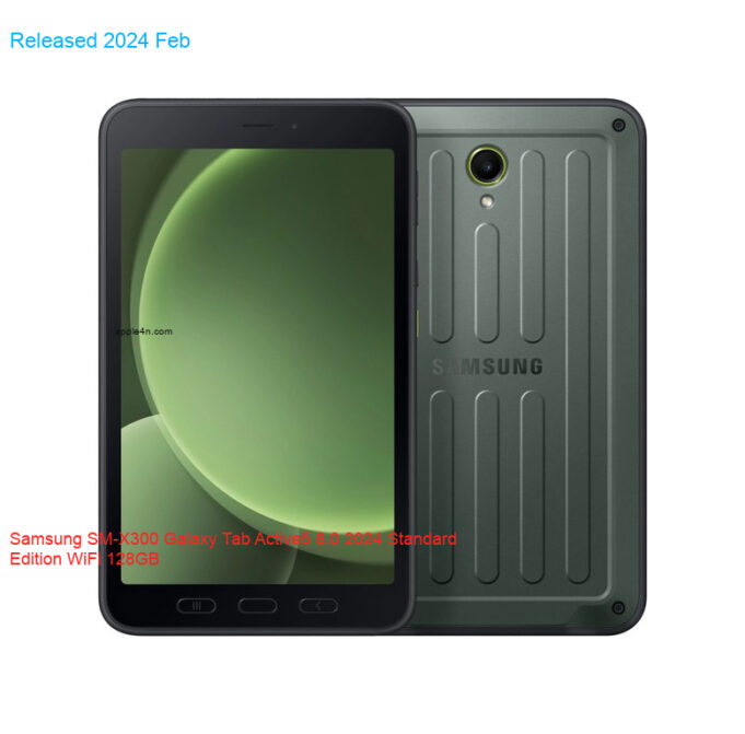 Samsung SM-X300 Galaxy Tab Active5 8.0 2024 Standard Edition WiFi 128GB