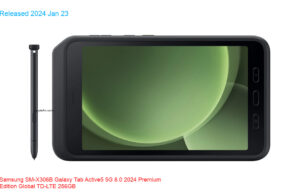 Samsung SM-X306B Galaxy Tab Active5 5G 8.0 2024 Premium Edition Global TD-LTE 256GB