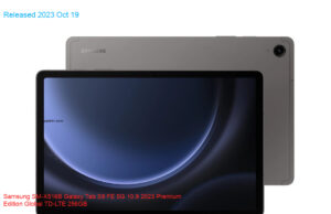 Samsung SM-X516B Galaxy Tab S9 FE 5G 10.9 2023 Premium Edition Global TD-LTE 256GB
