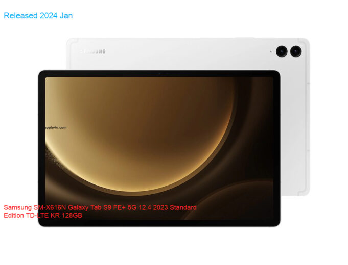 Samsung SM-X616N Galaxy Tab S9 FE+ 5G 12.4 2023 Standard Edition TD-LTE KR 128GB