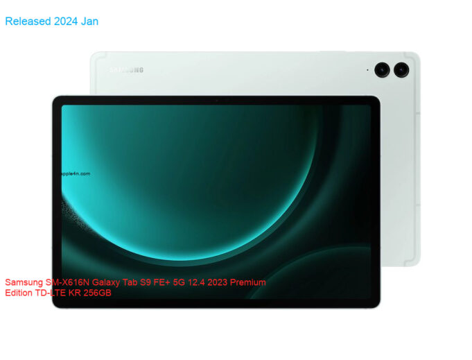Samsung SM-X616N Galaxy Tab S9 FE+ 5G 12.4 2023 Premium Edition TD-LTE KR 256GB
