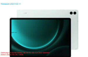 Samsung SM-X616B Galaxy Tab S9 FE+ 5G 12.4 2023 Standard Edition Global TD-LTE 128GB