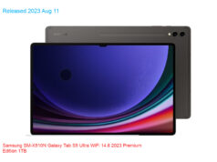 Samsung SM-X910N Galaxy Tab S9 Ultra WiFi 14.6 2023 Premium Edition 1TB