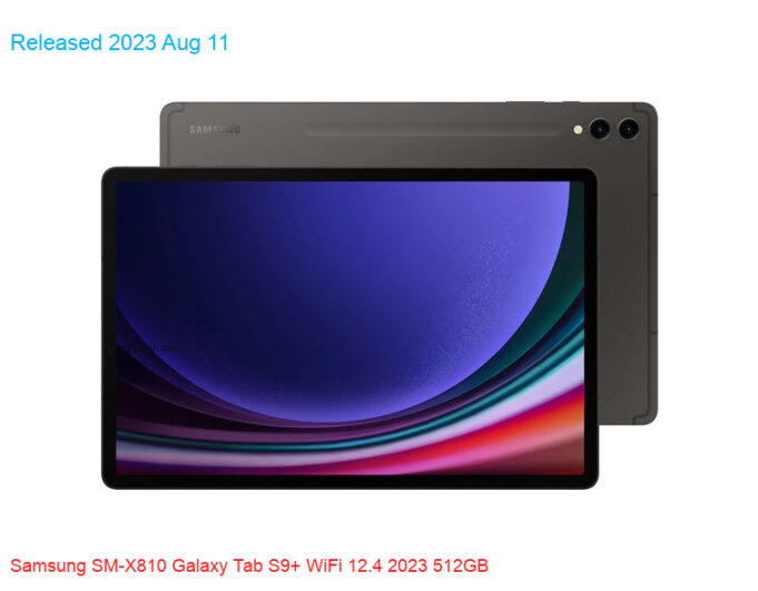 Samsung SM-X810 Galaxy Tab S9+ WiFi 12.4 2023 512GB