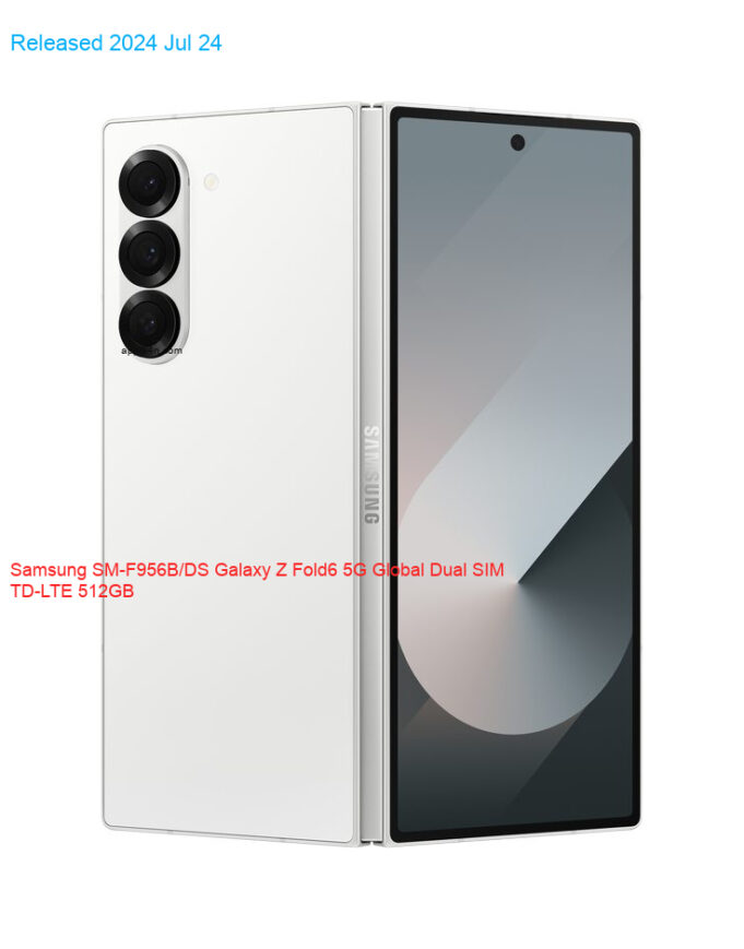 Samsung SM-F956B/DS Galaxy Z Fold6 5G Global Dual SIM TD-LTE 512GB
