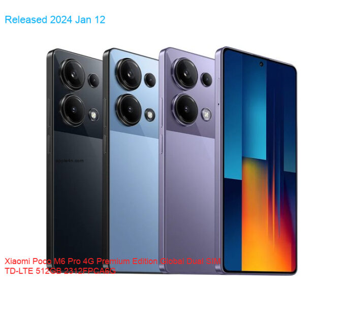 Xiaomi Poco M6 Pro 4G Premium Edition Global Dual SIM TD-LTE 512GB 2312FPCA6G