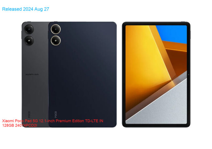 Xiaomi Poco Pad 5G 12.1-inch Premium Edition TD-LTE IN 128GB 24074PCD2I