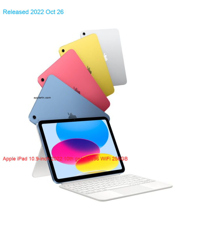 Apple iPad 10.9-inch 2022 10th gen A2696 WiFi 256GB