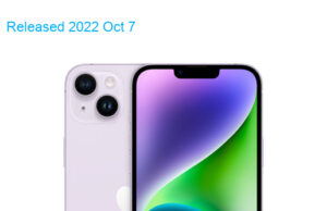 Apple iPhone 14 Plus 5G A2885 Dual SIM TD-LTE JP CA MX SA 512GB