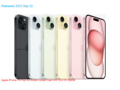 Apple iPhone 15 Plus 5G A3094 Global Dual SIM TD-LTE 256GB
