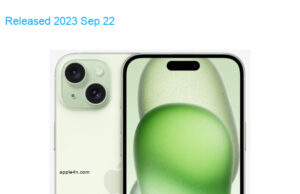 Apple iPhone 15 Plus 5G A3093 Dual SIM TD-LTE JP CA MX SA 256GB