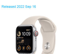Apple Watch SE 2 40mm 2022 2nd gen TD-LTE NA A2726