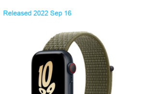 Apple Watch SE 2 40mm Nike 2022 2nd gen Global TD-LTE A2725