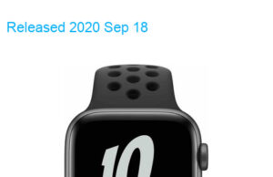 Apple Watch SE 44mm Nike 2020 1st gen Global TD-LTE A2356