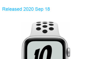 Apple Watch SE 44mm Nike 2020 1st gen TD-LTE NA A2354