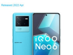 BBK Vivo iQOO Neo 6 5G Standard Edition Dual SIM TD-LTE CN 128GB V2196A