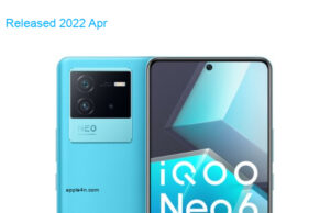 BBK Vivo iQOO Neo 6 5G Standard Edition Dual SIM TD-LTE CN 128GB V2196A