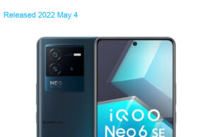 BBK Vivo iQOO Neo6 SE 5G Standard Edition Dual SIM TD-LTE CN 256GB V2199A