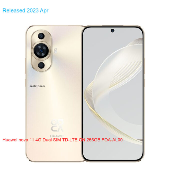 Huawei nova 11 4G Dual SIM TD-LTE CN 256GB FOA-AL00