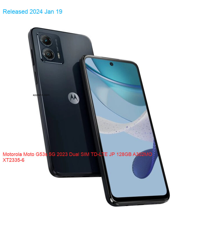 Motorola Moto G53s 5G 2023 Dual SIM TD-LTE JP 128GB A302MO XT2335-6