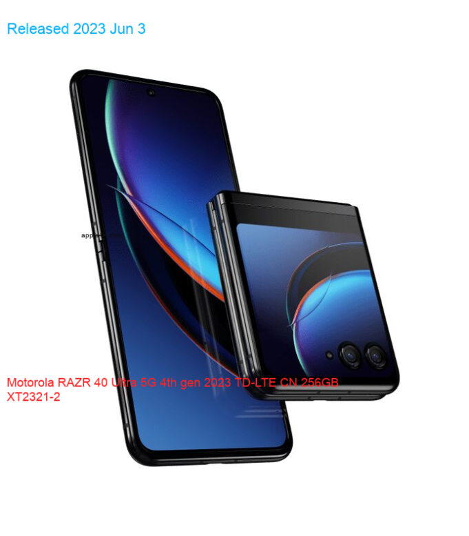 Motorola RAZR 40 Ultra 5G 4th gen 2023 TD-LTE CN 256GB XT2321-2