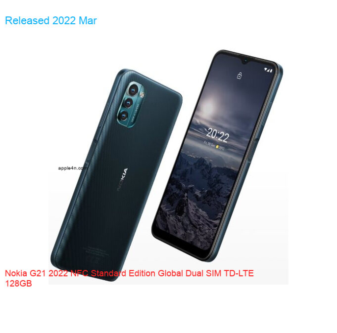 Nokia G21 2022 NFC Standard Edition Global Dual SIM TD-LTE 128GB