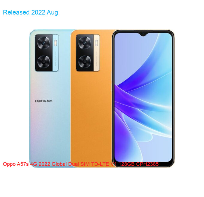 Oppo A57s 4G 2022 Global Dual SIM TD-LTE V1 128GB CPH2385