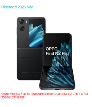 Oppo Find N2 Flip 5G Standard Edition Dual SIM TD-LTE TW V3 256GB CPH2437