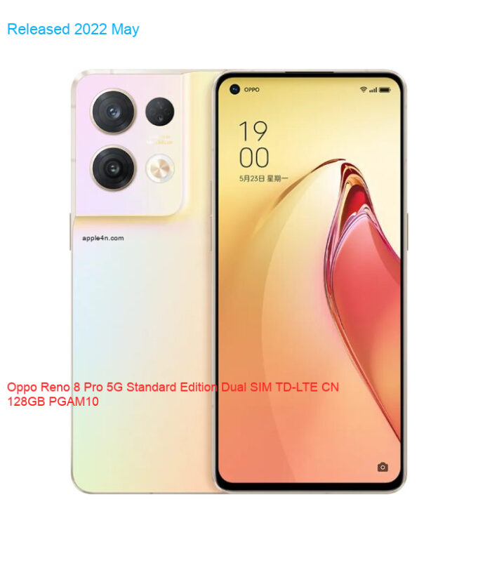 Oppo Reno 8 Pro 5G Standard Edition Dual SIM TD-LTE CN 128GB PGAM10
