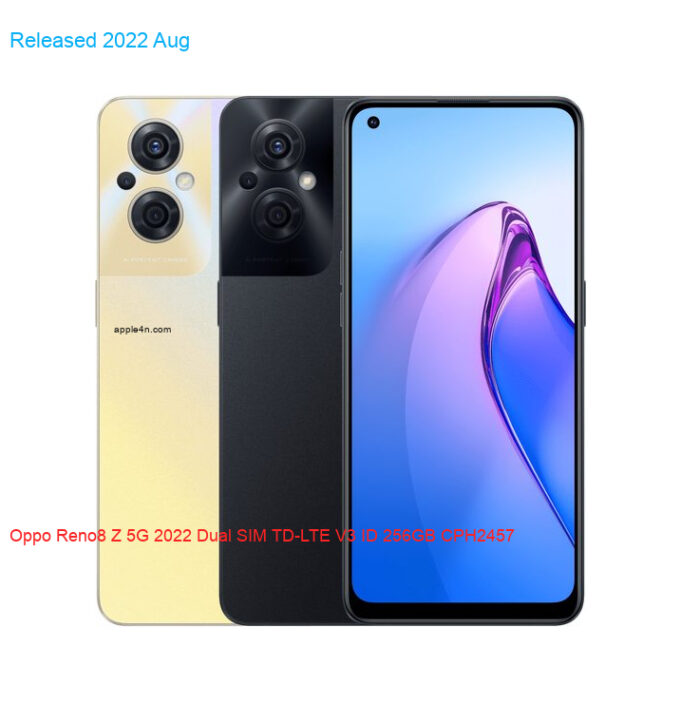 Oppo Reno8 Z 5G 2022 Dual SIM TD-LTE V3 ID 256GB CPH2457