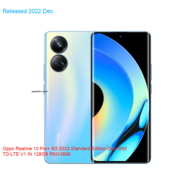 Oppo Realme 10 Pro+ 5G 2022 Standard Edition Dual SIM TD-LTE V1 IN 128GB RMX3686