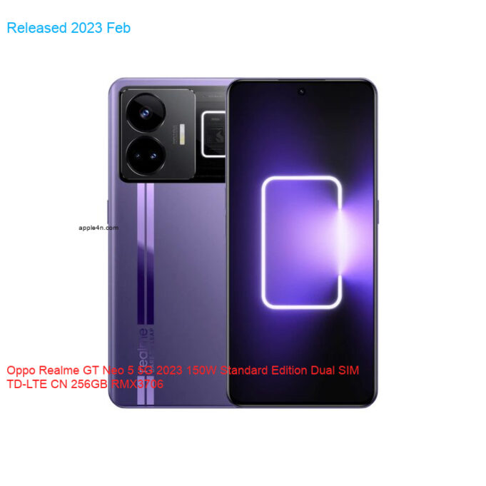 Oppo Realme GT Neo 5 5G 2023 150W Standard Edition Dual SIM TD-LTE CN 256GB RMX3706