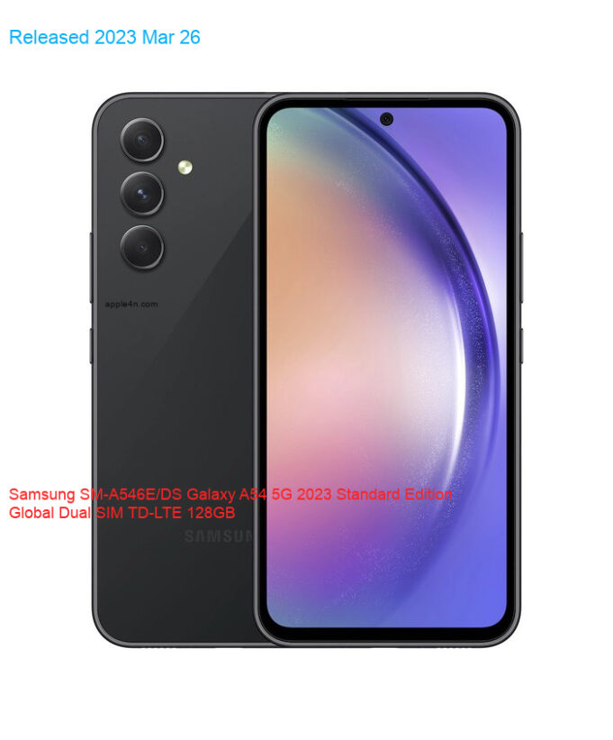 Samsung SM-A546E/DS Galaxy A54 5G 2023 Standard Edition Global Dual SIM TD-LTE 128GB