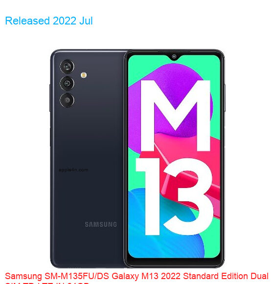 Samsung SM-M135FU/DS Galaxy M13 2022 Standard Edition Dual SIM TD-LTE IN 64GB