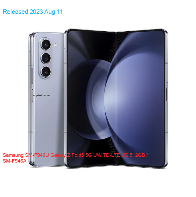 Samsung SM-F946U Galaxy Z Fold5 5G UW TD-LTE US 512GB / SM-F946A