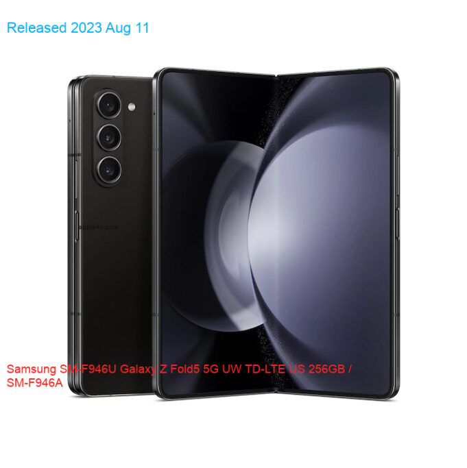 Samsung SM-F946U Galaxy Z Fold5 5G UW TD-LTE US 256GB / SM-F946A