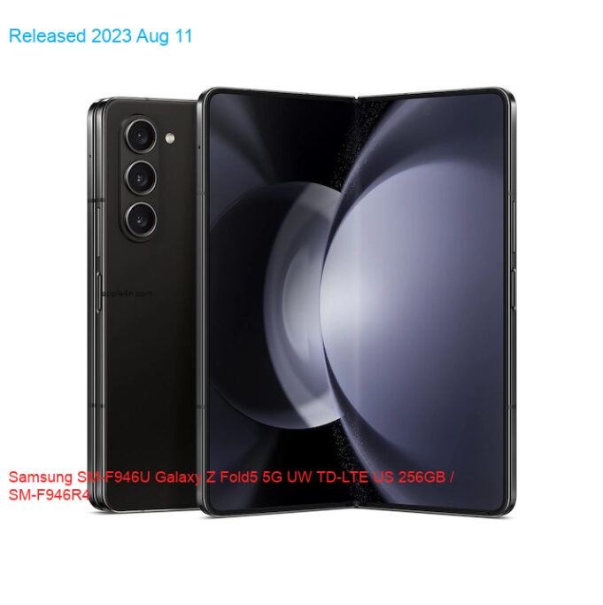 Samsung SM-F946U Galaxy Z Fold5 5G UW TD-LTE US 256GB / SM-F946R4