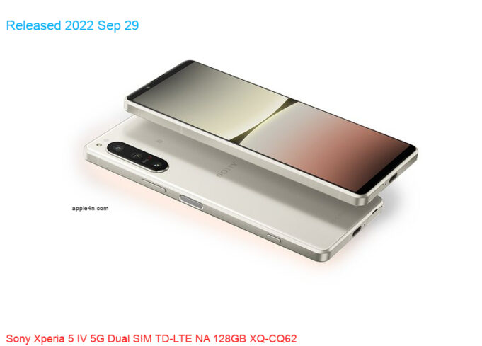 Sony Xperia 5 IV 5G Dual SIM TD-LTE NA 128GB XQ-CQ62