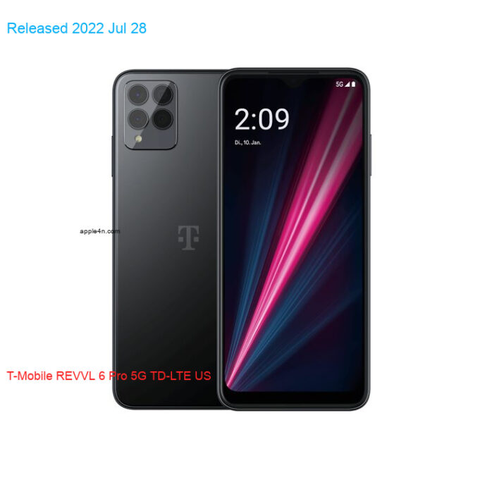T-Mobile REVVL 6 Pro 5G TD-LTE US