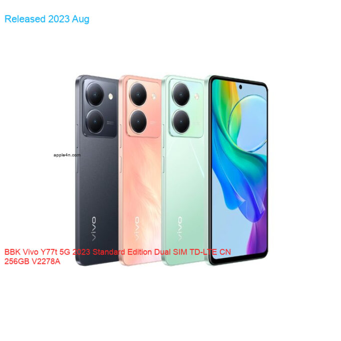 BBK Vivo Y77t 5G 2023 Standard Edition Dual SIM TD-LTE CN 256GB V2278A