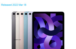 Apple iPad Air 5G 5th gen 2022 Global TD-LTE A2589 256GB