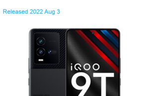 BBK vivo iQOO 9T 5G Standard Edition Dual SIM TD-LTE IN 128GB I2201